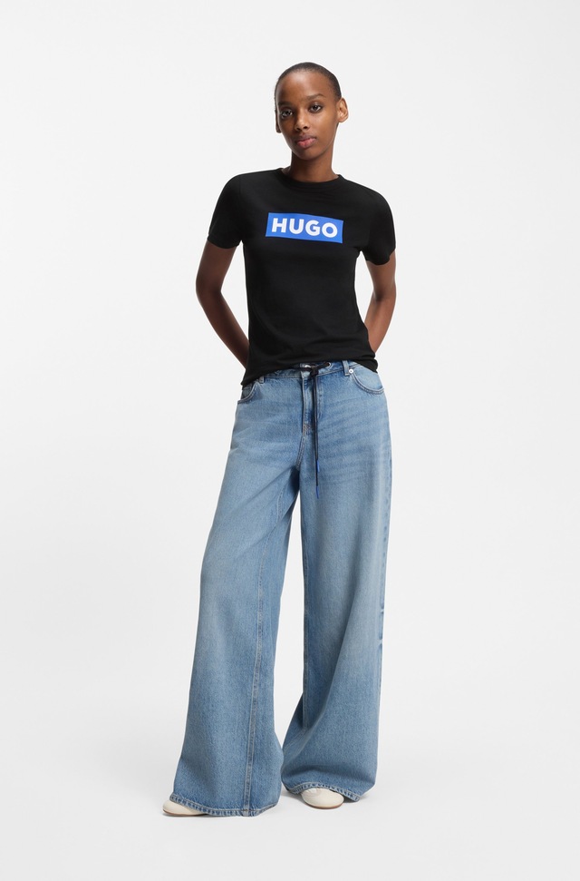 HUGO T-Shirt »Classic Tee« mit Rundhals, Logodruck