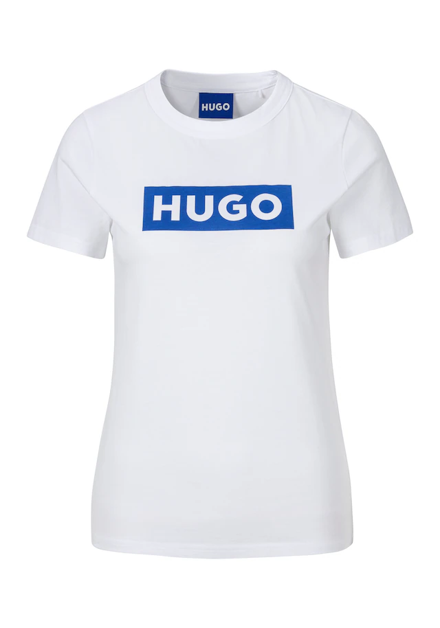 HUGO T-Shirt »Classic Tee« mit Rundhals, Logodruck