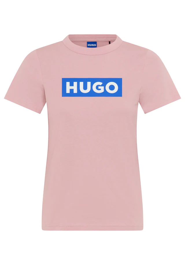 HUGO T-Shirt »Classic V« mit Logo, V-Ausschnitt