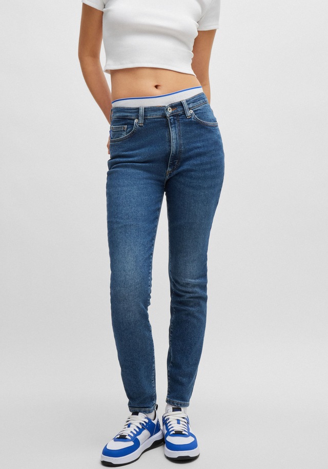 HUGO Skinny-fit-Jeans »Malu« Skinny Fit mit mittlerer Leibhöhe