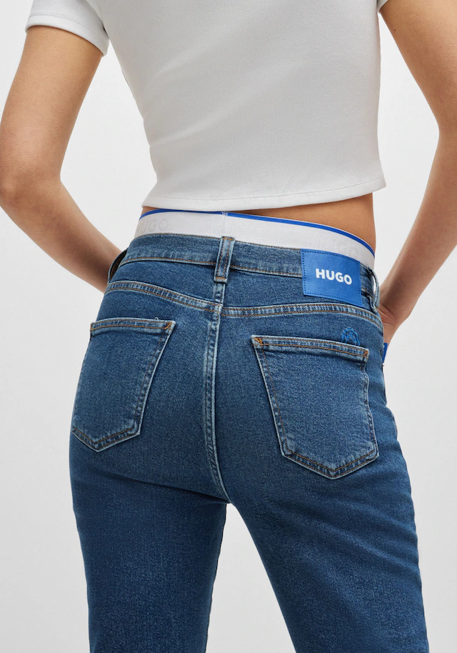 HUGO Skinny-fit-Jeans »Malu« Skinny Fit mit mittlerer Leibhöhe