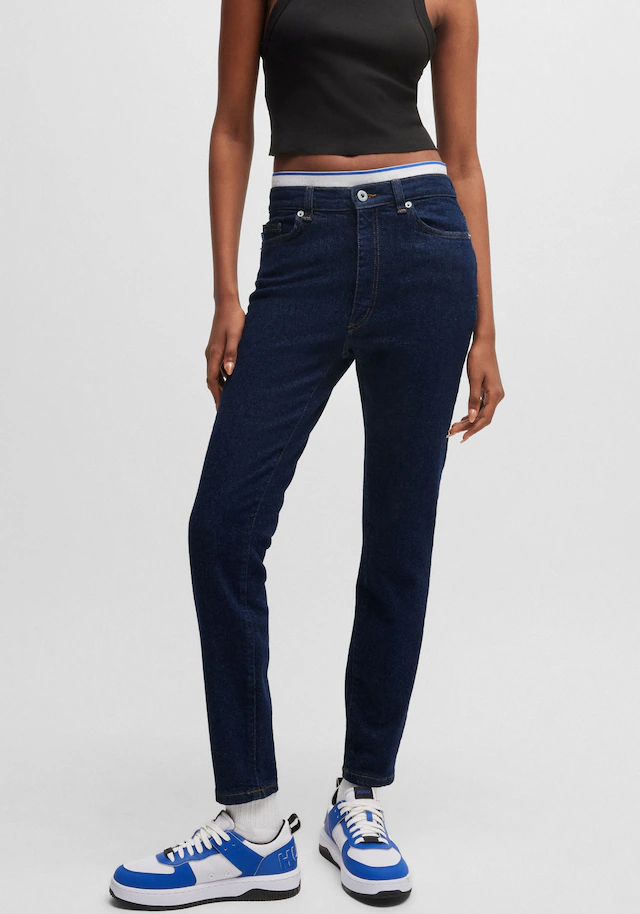 HUGO Skinny-fit-Jeans »Malu« Skinny Fit mit mittlerer Leibhöhe