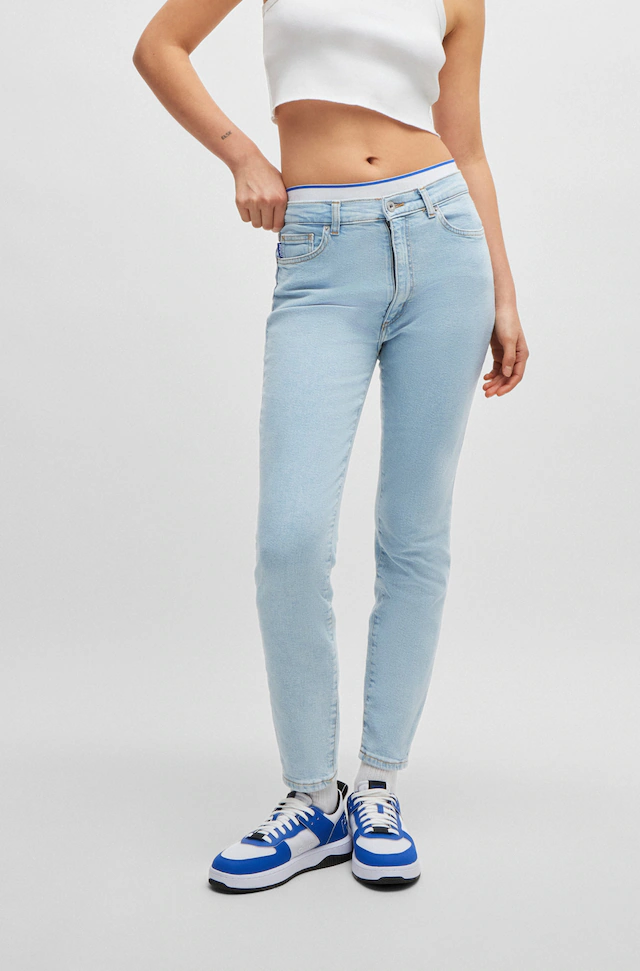 HUGO Skinny-fit-Jeans »Malu« Skinny Fit mit mittlerer Leibhöhe