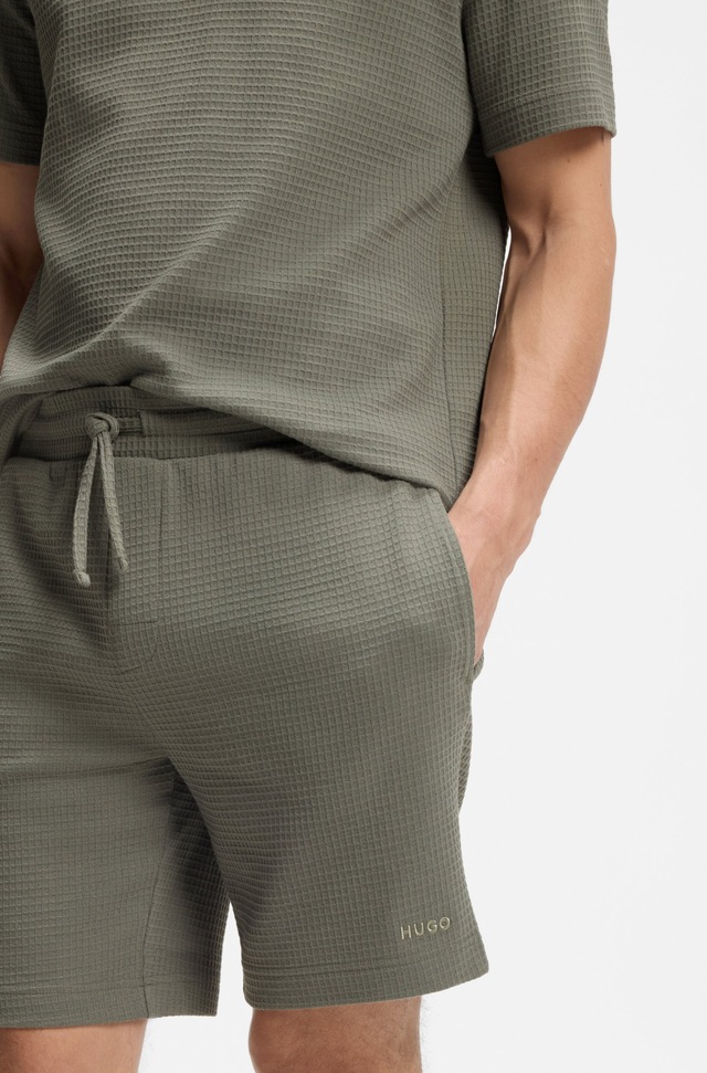 HUGO Underwear Pyjamashorts »Austin Short« mit Tunnelzug