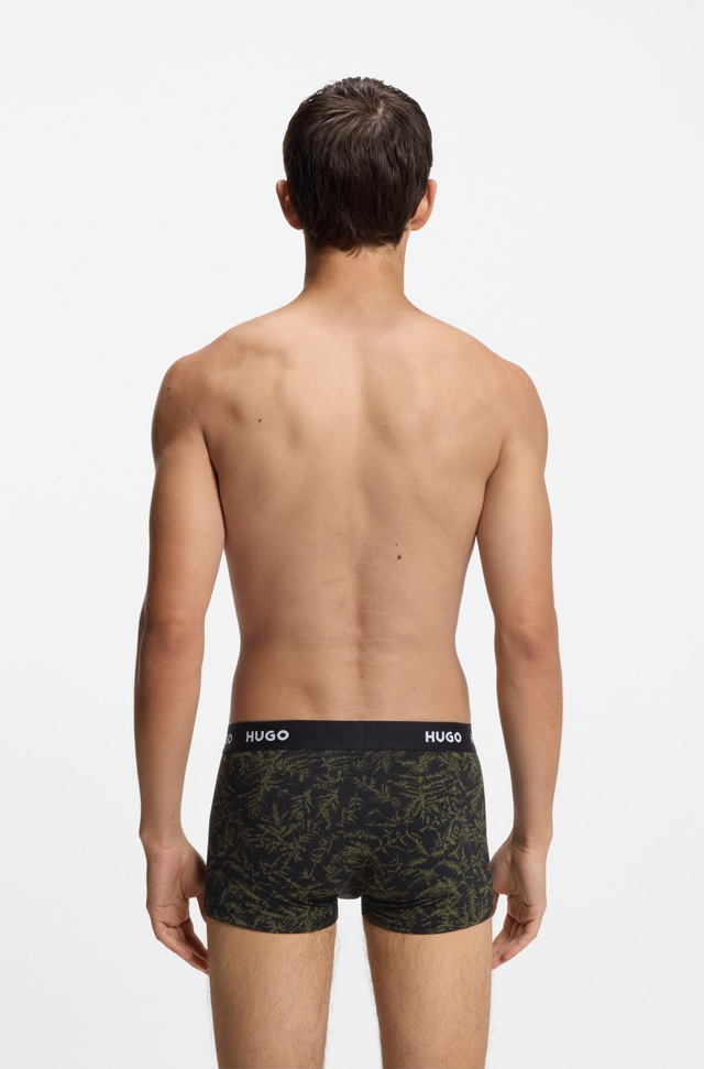 HUGO Underwear Trunk »TRUNK TRIPLET DESIGN« Packung, 3 Stk. mit Logobund