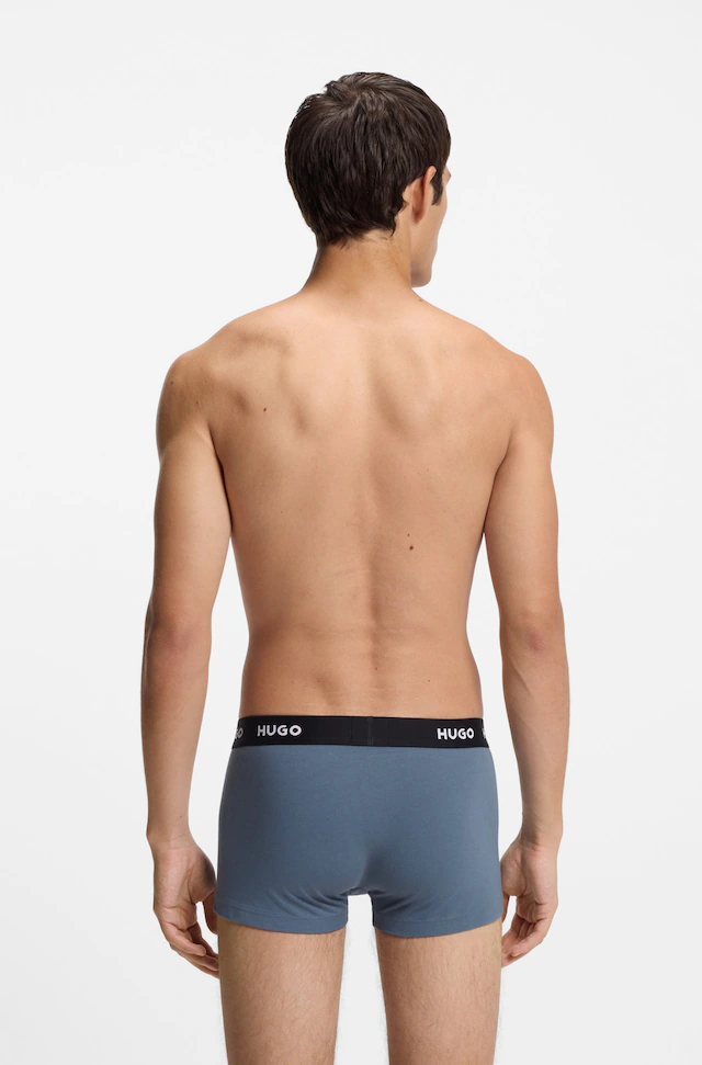 HUGO Underwear Trunk »TRUNK TRIPLET PACK« Packung, 3 Stk. mit Logoschriftzug auf dem Bund