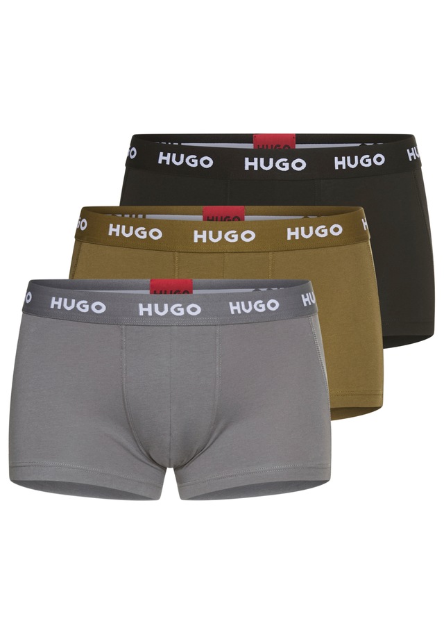 HUGO Underwear Trunk »TRUNK TRIPLET PACK« Packung, 3 Stk. mit Logoschriftzug auf dem Bund