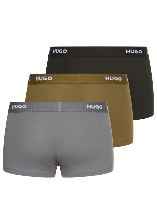 HUGO Underwear Trunk »TRUNK TRIPLET PACK« Packung, 3 Stk. mit Logoschriftzug auf dem Bund