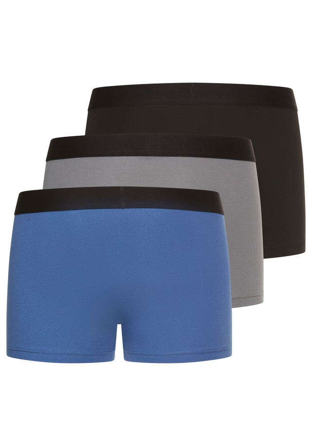 HUGO Underwear Trunk Set, 3 Stk. mit kontrastfarbenen Logobadge