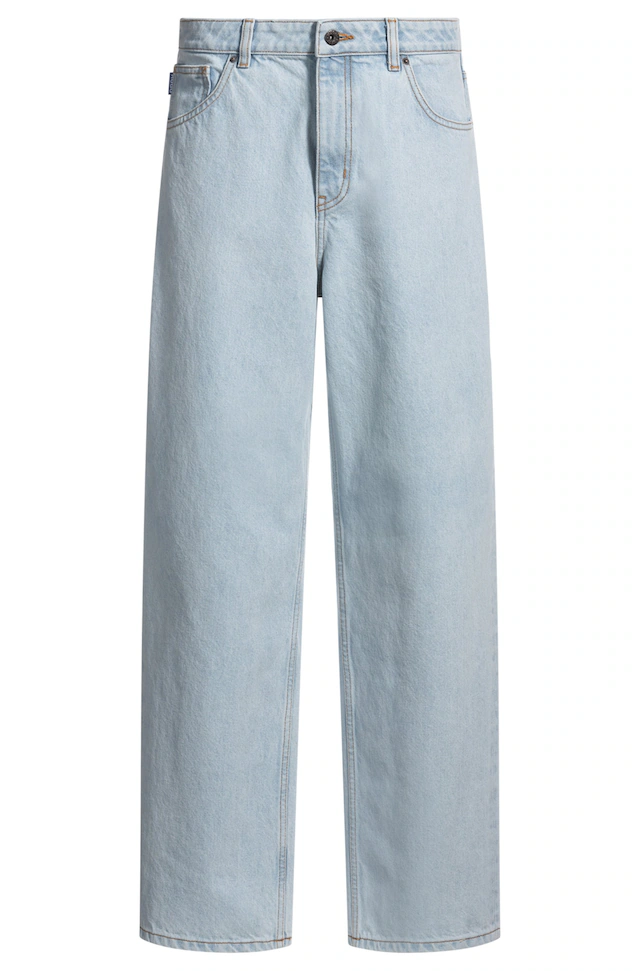 HUGO 5-Pocket-Jeans »Leni« Relaxed Fit mit niedriger Leibhöhe