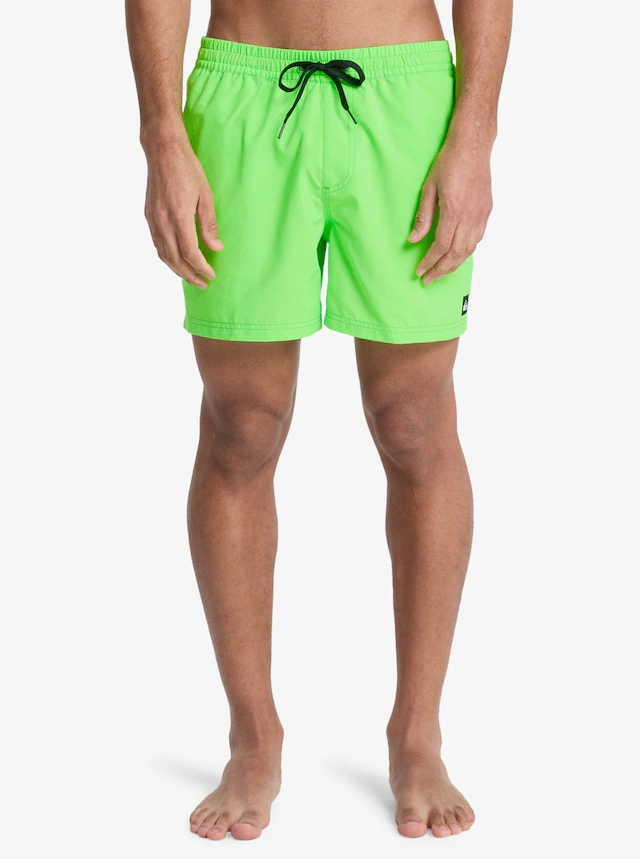 Quiksilver Badeshorts »EVERYDAY VOLLEY 15« unifarbene Optik, mit kontrastfarbenen Details, Straight-Leg-Passform