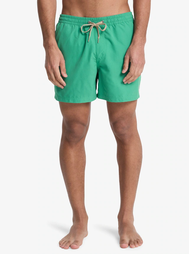 Quiksilver Badeshorts »EVERYDAY VOLLEY 15« unifarbene Optik, mit kontrastfarbenen Details, Straight-Leg-Passform