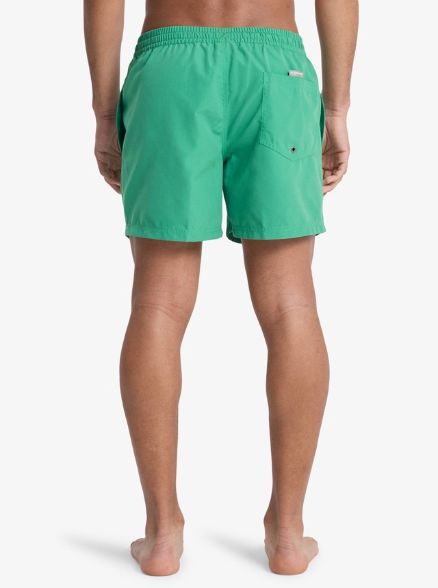 Quiksilver Badeshorts »EVERYDAY VOLLEY 15« unifarbene Optik, mit kontrastfarbenen Details, Straight-Leg-Passform