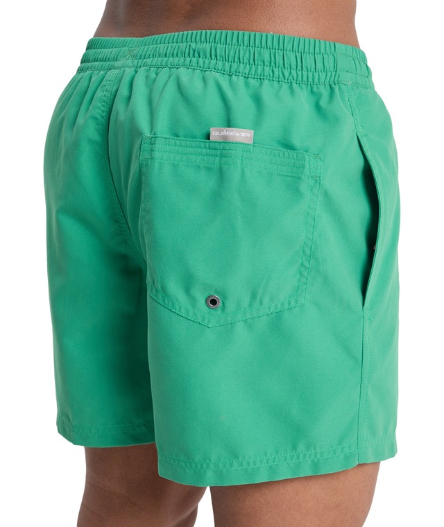Quiksilver Badeshorts »EVERYDAY VOLLEY 15« unifarbene Optik, mit kontrastfarbenen Details, Straight-Leg-Passform