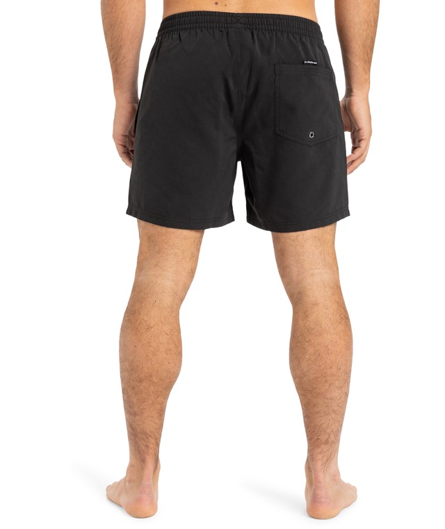 Quiksilver Badeshorts »EVERYDAY VOLLEY 15« unifarbene Optik, mit kontrastfarbenen Details, Straight-Leg-Passform