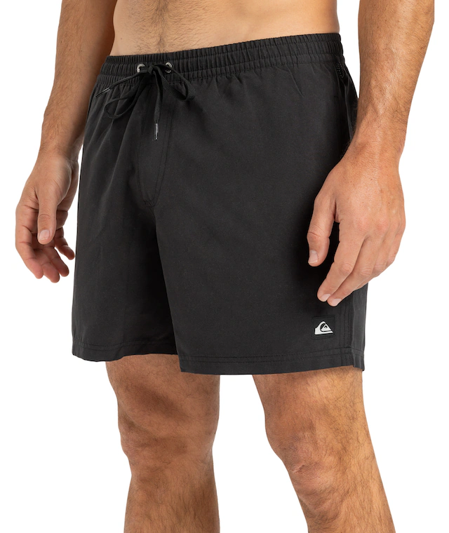 Quiksilver Badeshorts »EVERYDAY VOLLEY 15« unifarbene Optik, mit kontrastfarbenen Details, Straight-Leg-Passform