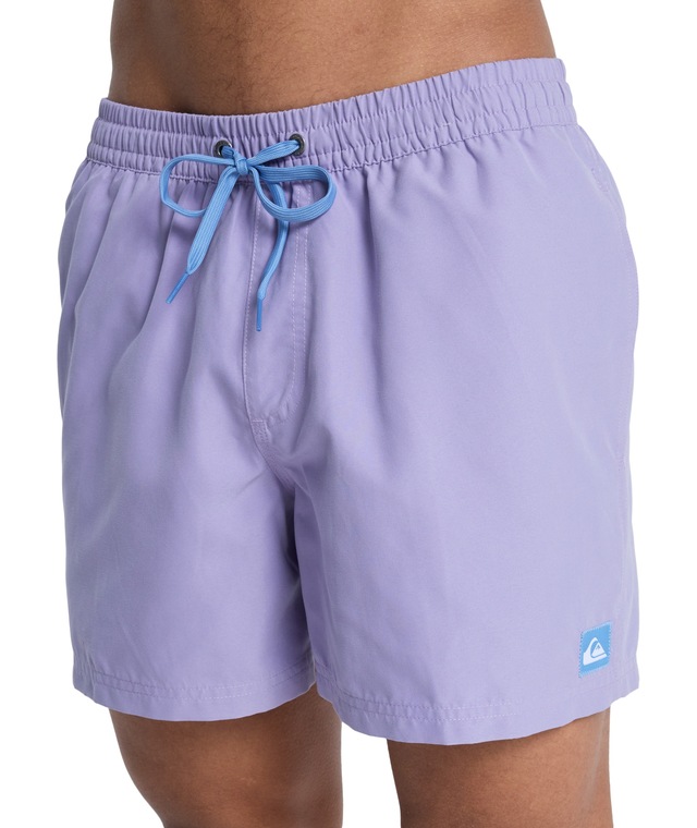 Quiksilver Badeshorts »EVERYDAY VOLLEY 15« unifarbene Optik, mit kontrastfarbenen Details, Straight-Leg-Passform