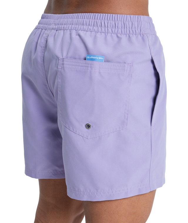 Quiksilver Badeshorts »EVERYDAY VOLLEY 15« unifarbene Optik, mit kontrastfarbenen Details, Straight-Leg-Passform