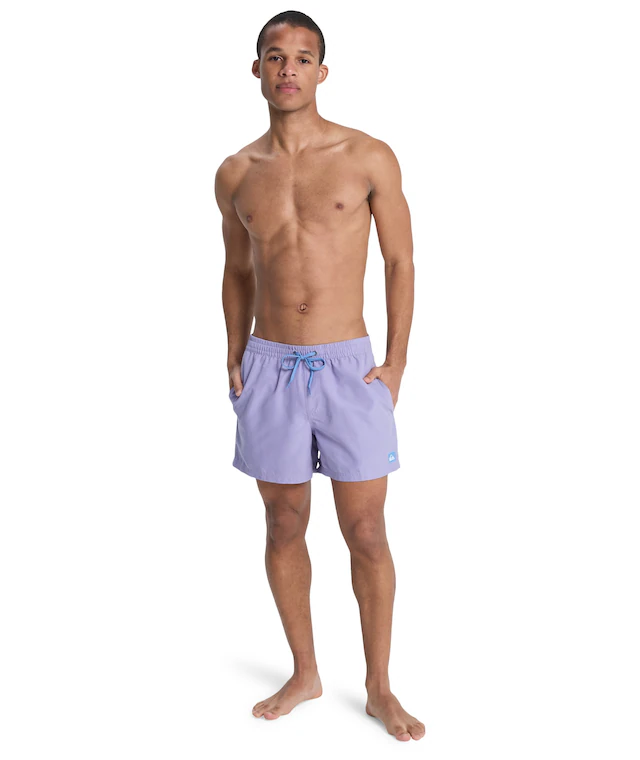Quiksilver Badeshorts »EVERYDAY VOLLEY 15« unifarbene Optik, mit kontrastfarbenen Details, Straight-Leg-Passform