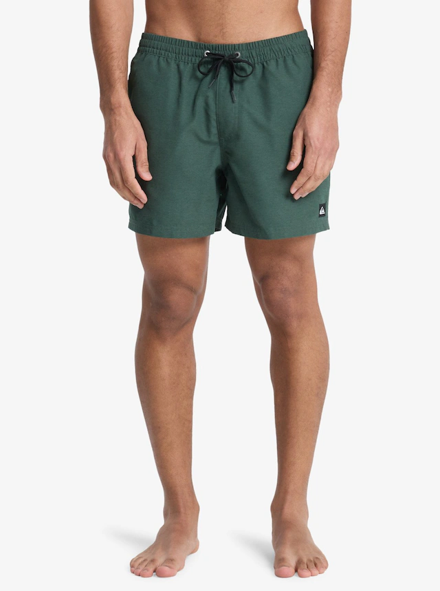 Quiksilver Badeshorts »EVERYDAY VOLLEY 15« unifarbene Optik, mit kontrastfarbenen Details, Straight-Leg-Passform