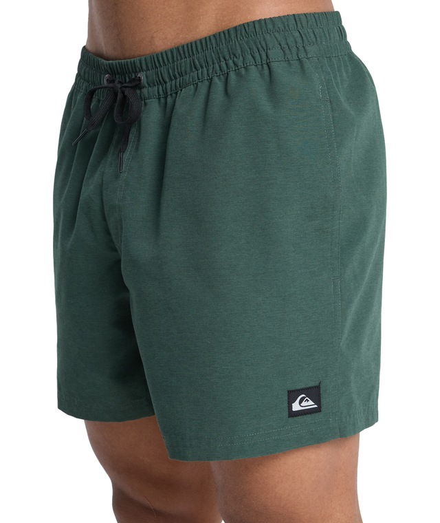 Quiksilver Badeshorts »EVERYDAY VOLLEY 15« unifarbene Optik, mit kontrastfarbenen Details, Straight-Leg-Passform