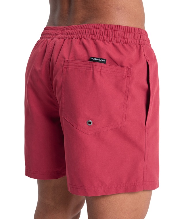 Quiksilver Badeshorts »EVERYDAY VOLLEY 15« unifarbene Optik, mit kontrastfarbenen Details, Straight-Leg-Passform