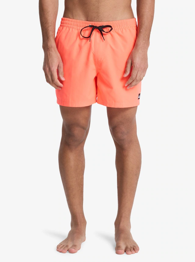 Quiksilver Badeshorts »EVERYDAY VOLLEY 15« unifarbene Optik, mit kontrastfarbenen Details, Straight-Leg-Passform
