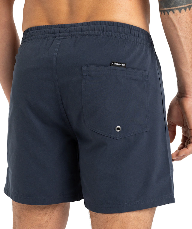 Quiksilver Badeshorts »EVERYDAY VOLLEY 15« unifarbene Optik, mit kontrastfarbenen Details, Straight-Leg-Passform