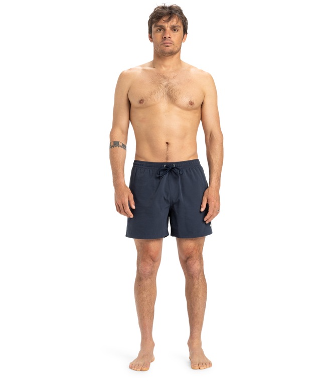 Quiksilver Badeshorts »EVERYDAY VOLLEY 15« unifarbene Optik, mit kontrastfarbenen Details, Straight-Leg-Passform
