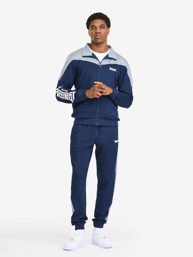 Lonsdale Trainingsanzug »CAUNTON« 2 tlg. mit Eingriffstaschen, aus Polyester und Elasthan