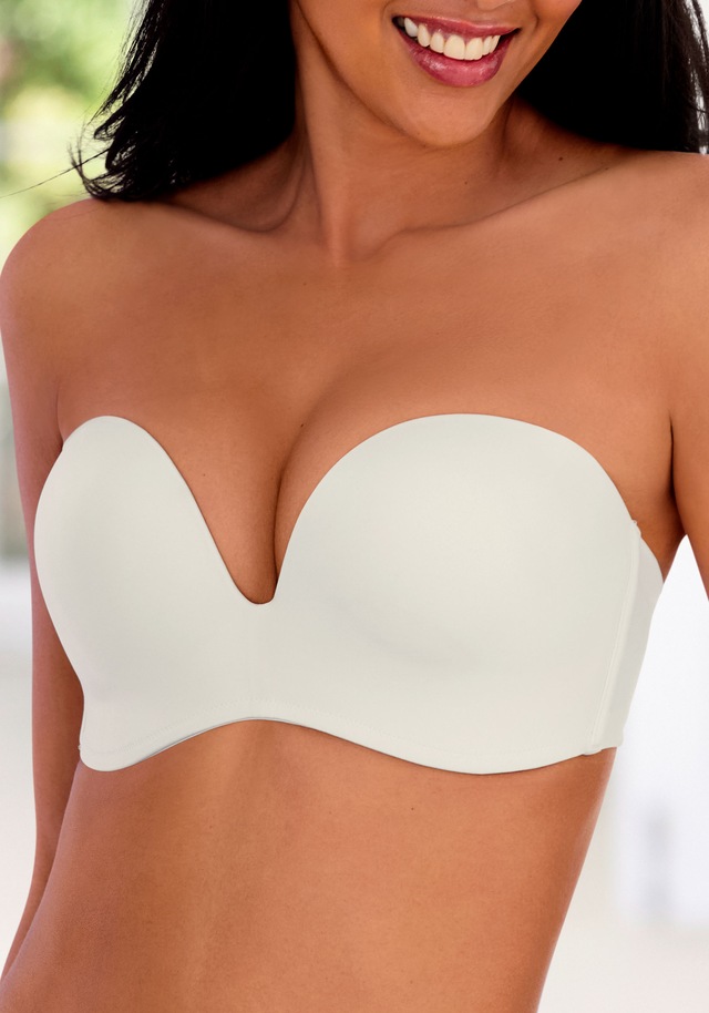 LASCANA Multiway-BH », Dirndl-BH, BH ohne Träger, T-Shirt-BH, Trägerloser BH, Push-up-BH« mit 3 Tragevarianten, große Größen, Sommer