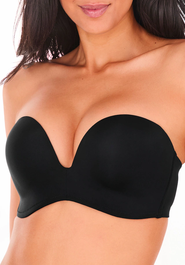 LASCANA Multiway-BH », Dirndl-BH, BH ohne Träger, T-Shirt-BH, Trägerloser BH, Push-up-BH« mit 3 Tragevarianten, große Größen, Sommer