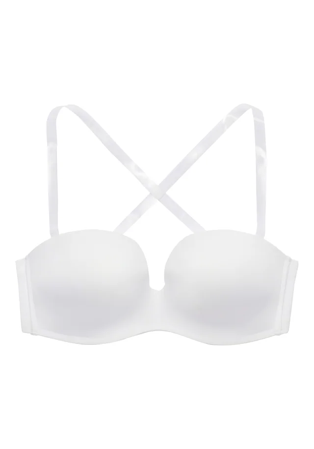 LASCANA Multiway-BH », Dirndl-BH, BH ohne Träger, T-Shirt-BH, Trägerloser BH, Push-up-BH« mit 3 Tragevarianten, große Größen, Sommer
