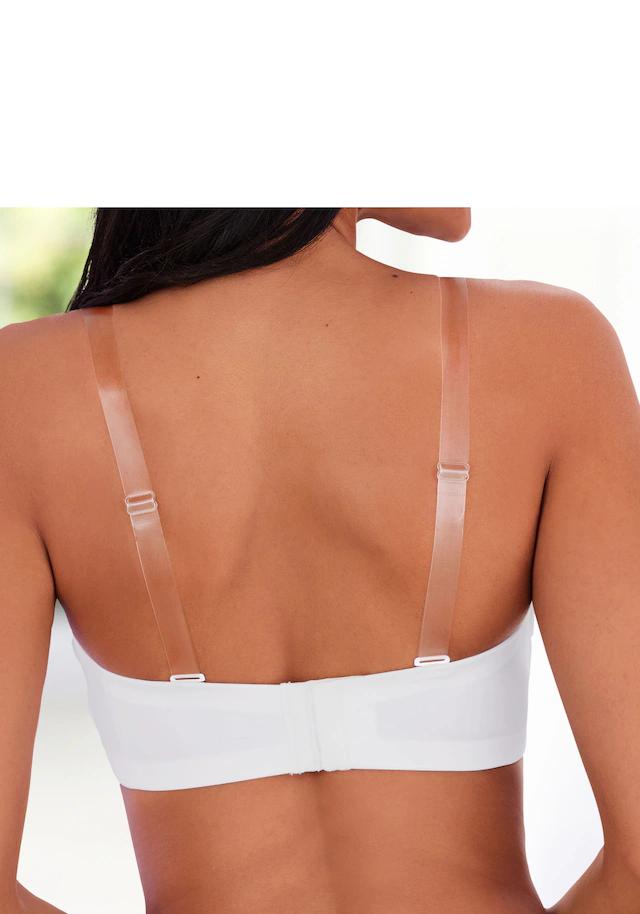 LASCANA Multiway-BH », Dirndl-BH, BH ohne Träger, T-Shirt-BH, Trägerloser BH, Push-up-BH« mit 3 Tragevarianten, große Größen, Sommer