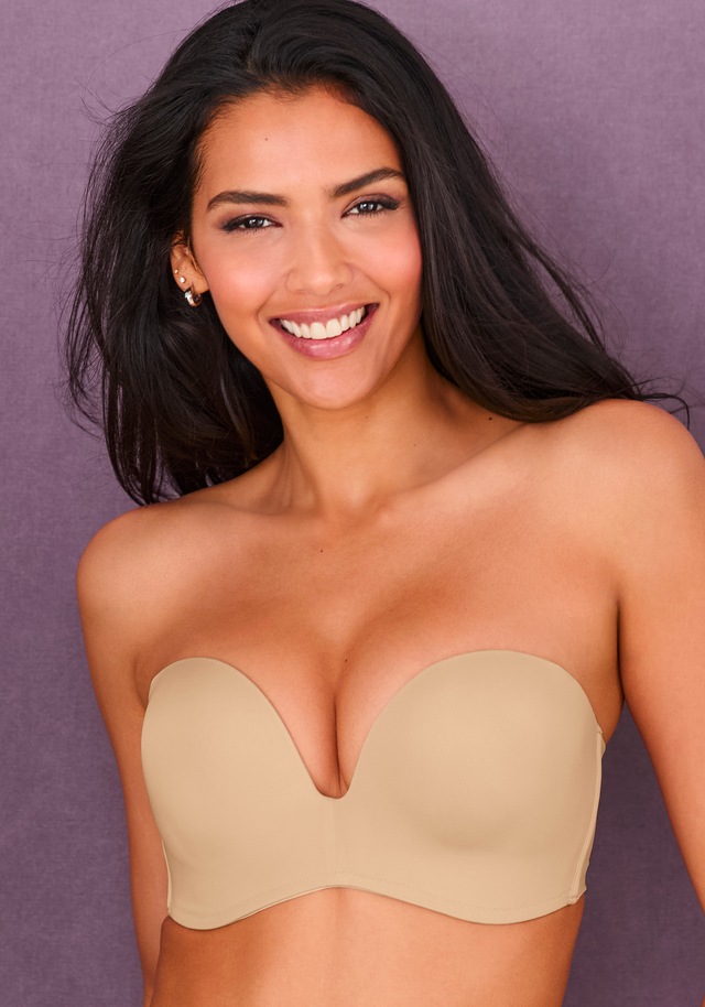 LASCANA Multiway-BH », Dirndl-BH, BH ohne Träger, T-Shirt-BH, Trägerloser BH, Push-up-BH« mit 3 Tragevarianten, große Größen, Sommer