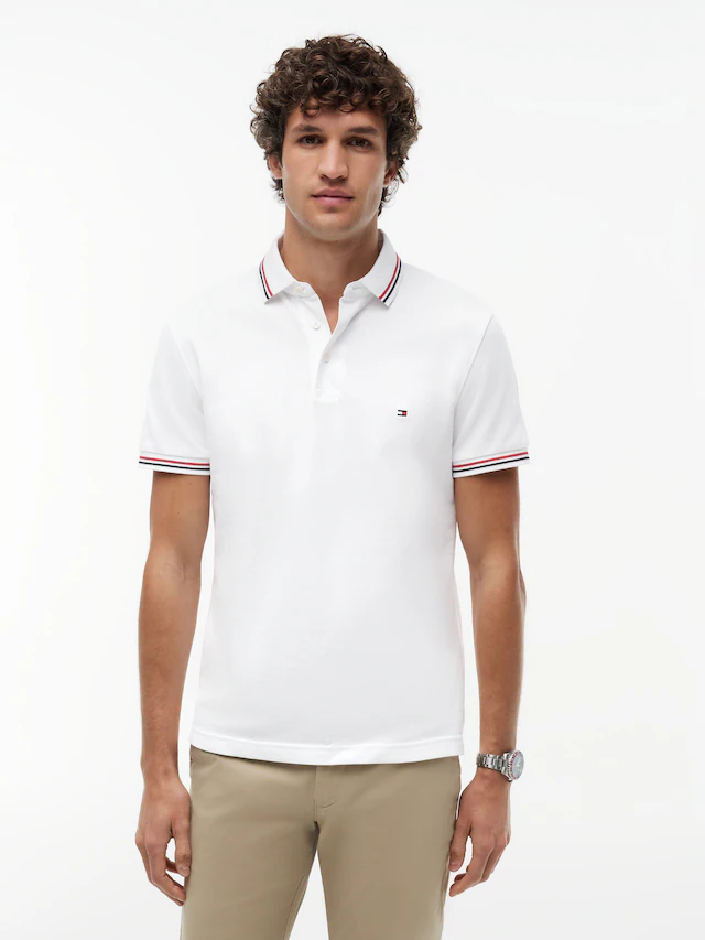 Tommy Hilfiger Poloshirt »TIPPED SLIM FIT POLO« mit Kontrast-Details