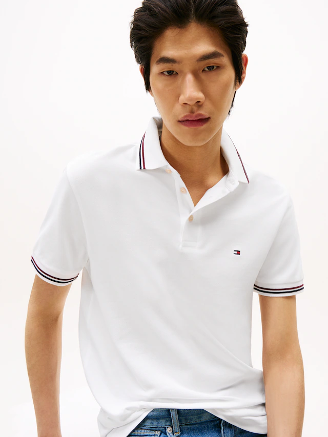 Tommy Hilfiger Poloshirt »TIPPED SLIM FIT POLO« mit Kontrast-Details