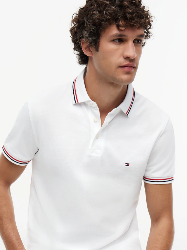 Tommy Hilfiger Poloshirt »TIPPED SLIM FIT POLO« mit Kontrast-Details