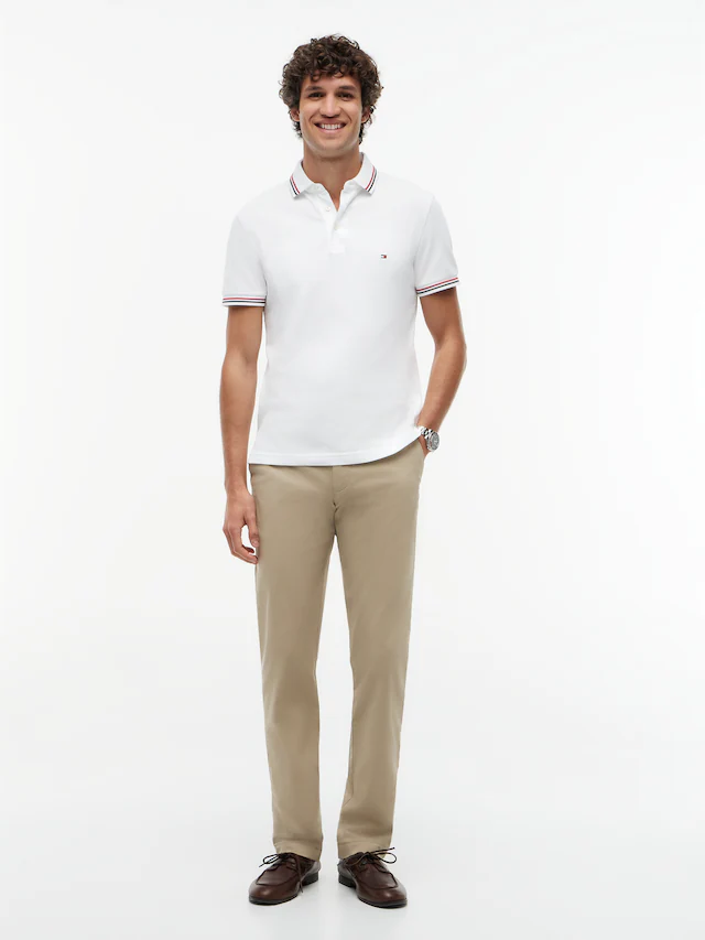 Tommy Hilfiger Poloshirt »TIPPED SLIM FIT POLO« mit Kontrast-Details