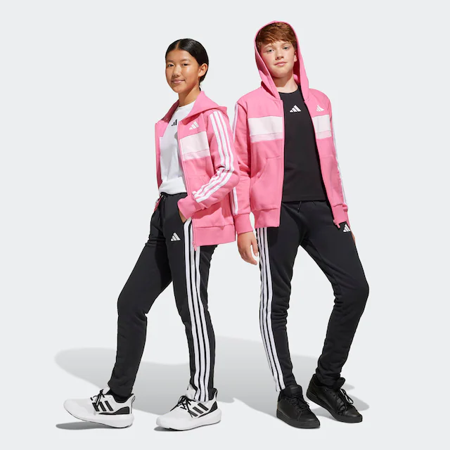 adidas Sportswear Trainingsanzug »SEASONAL ESSENTIALS TIBERIO 3-STREIFEN KIDS« 2 tlg.
