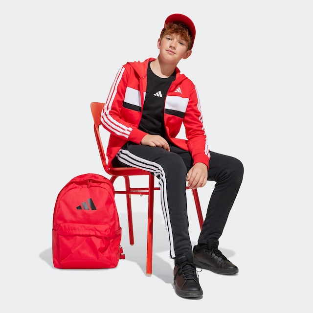 adidas Sportswear Trainingsanzug »SEASONAL ESSENTIALS TIBERIO 3-STREIFEN KIDS« 2 tlg.