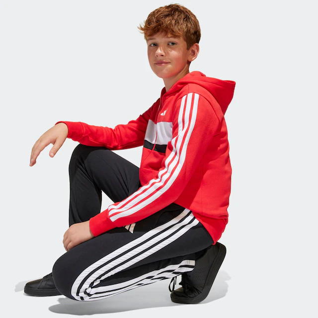 adidas Sportswear Trainingsanzug »SEASONAL ESSENTIALS TIBERIO 3-STREIFEN KIDS« 2 tlg.