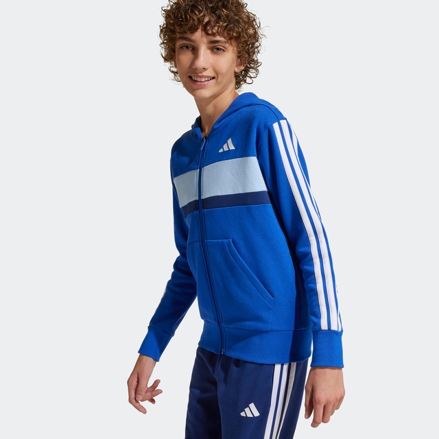 adidas Sportswear Trainingsanzug »SEASONAL ESSENTIALS TIBERIO 3-STREIFEN KIDS« 2 tlg.
