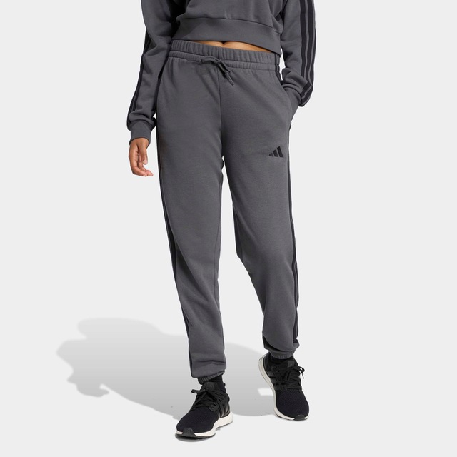 adidas Sportswear Sporthose »ESSENTIALS 3-STREIFEN FRENCH TERRY CUFFED« Reguläre Passform, mittelhoher Bund, weiches French Terry Material