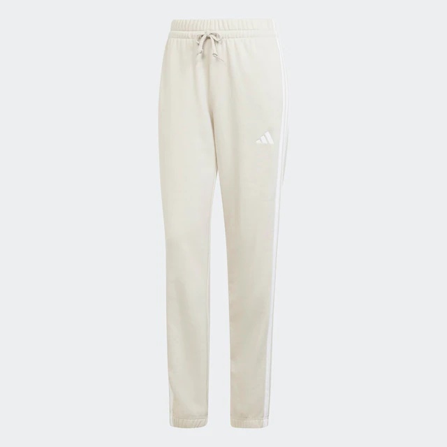adidas Sportswear Sporthose »ESSENTIALS 3-STREIFEN FRENCH TERRY CUFFED« Reguläre Passform, mittelhoher Bund, weiches French Terry Material