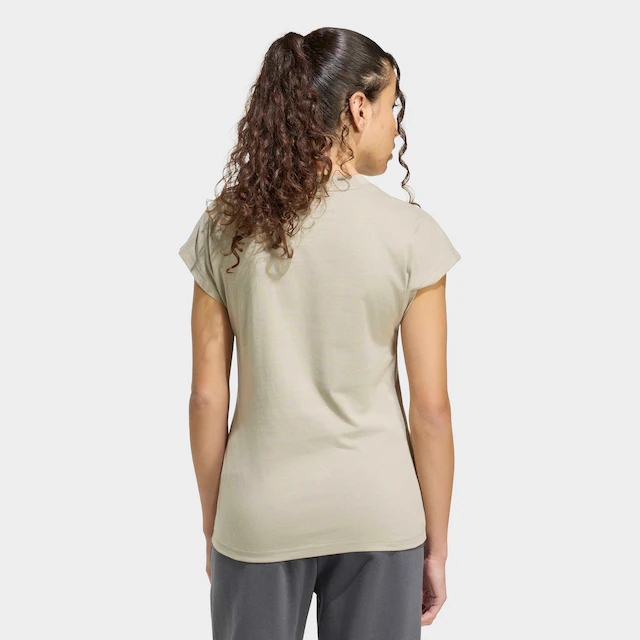 adidas Sportswear T-Shirt »ESSENTIALS LINEAR COTTON« sportlicher Stil, Kurzarm, ohne Verschluss, aus Baumwolle