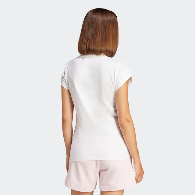adidas Sportswear T-Shirt »ESSENTIALS LINEAR COTTON« sportlicher Stil, Kurzarm, ohne Verschluss, aus Baumwolle