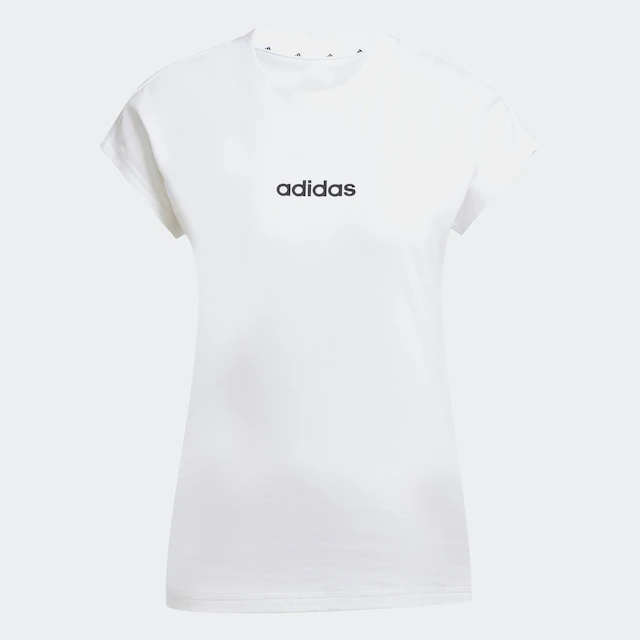adidas Sportswear T-Shirt »ESSENTIALS LINEAR COTTON« sportlicher Stil, Kurzarm, ohne Verschluss, aus Baumwolle