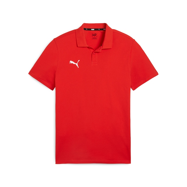 PUMA Poloshirt »TEAMGOAL CASUALS POLO« Regular fit Passform, Kurzarm-Design, für Sport, 3-Knopf-Form