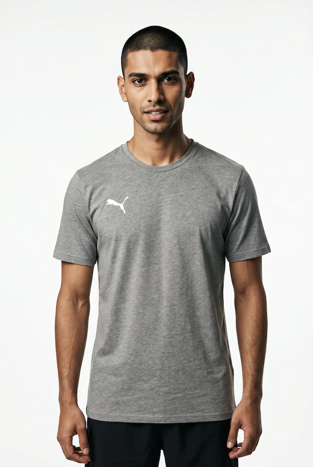PUMA Trainingsshirt »TEAMGOAL CASUALS TEE« gerader Abschluss, Kurzarm, für Sportmode, Rundhalsausschnitt